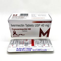 Cancermectin-40 (Ивермектин 40мг) 100таблеток