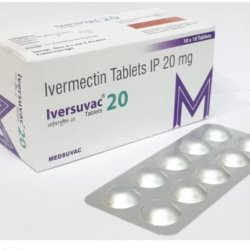 Iversuvac-20 (Ивермектин 20мг) 100 таблеток