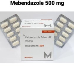 Mebsuvac-500 (Мебендазол 500мг) 10таблеток