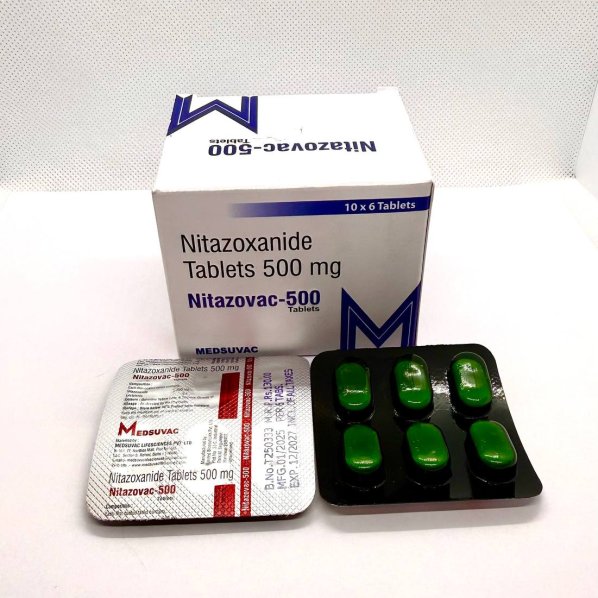 Nitazovac-500 (Нитазоксанид 500) 6таблеток